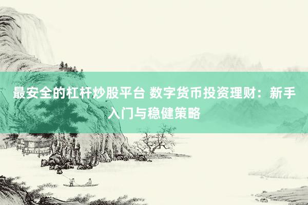 最安全的杠杆炒股平台 数字货币投资理财：新手入门与稳健策略