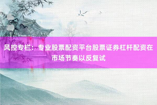 风控专栏：专业股票配资平台股票证券杠杆配资在市场节奏以反复试