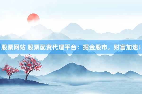 股票网站 股票配资代理平台：掘金股市，财富加速！