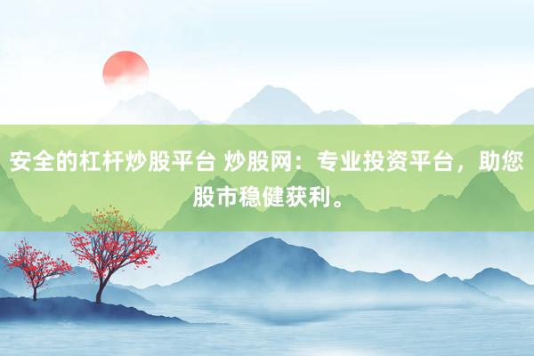 安全的杠杆炒股平台 炒股网：专业投资平台，助您股市稳健获利。